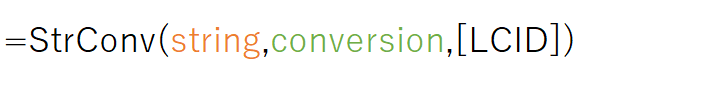 StrConv(string,conversion)